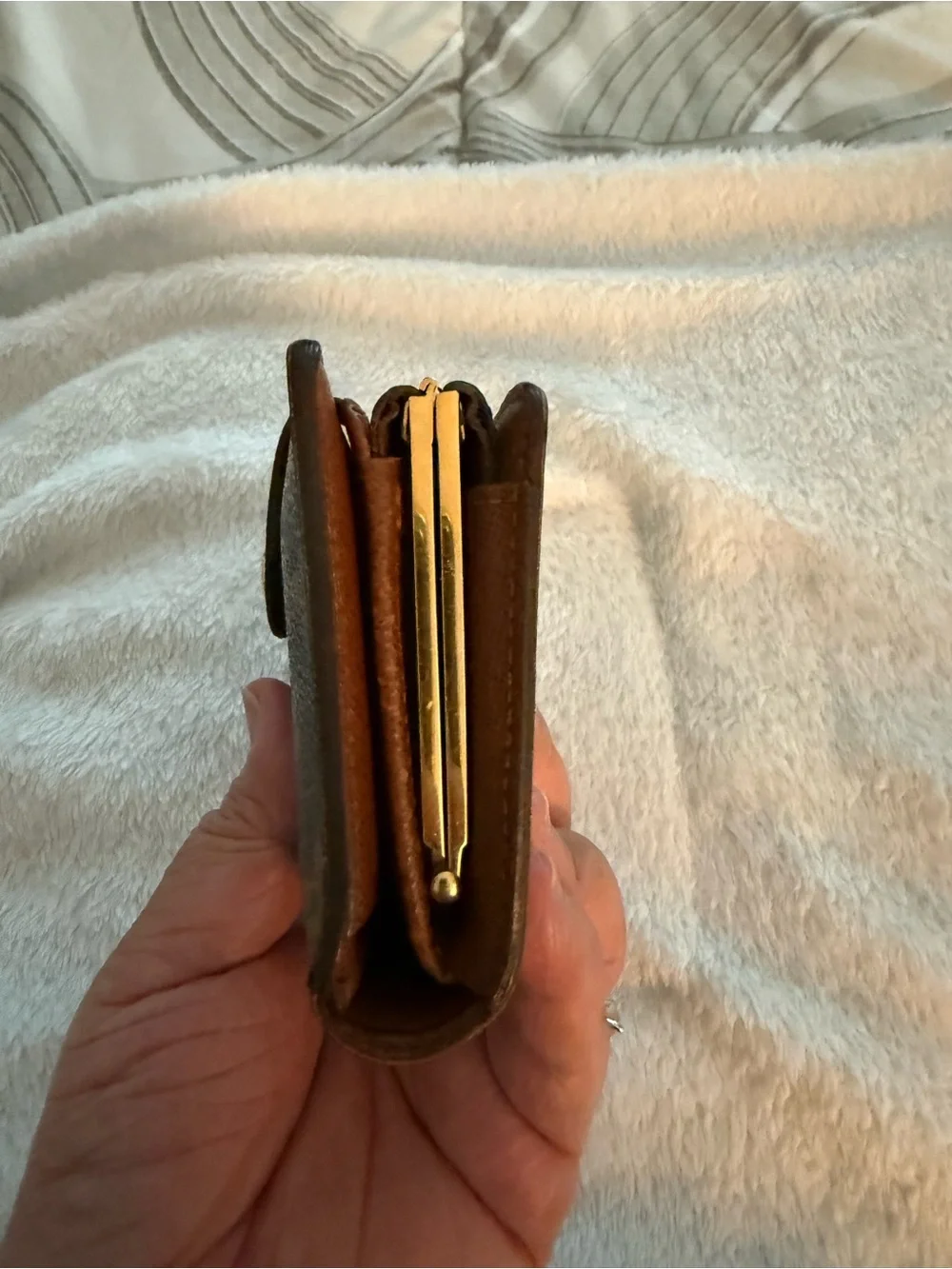 Louis Vuitton Vintage French Kisslock wallet monogram